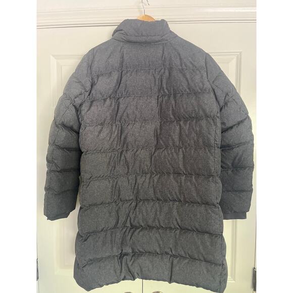 Lands End Puffer Coat Dark Gray Sz 1X - Picture 4 of 5